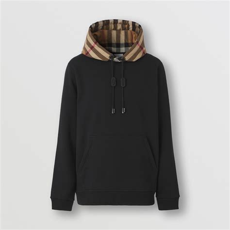 burberry hoodie black